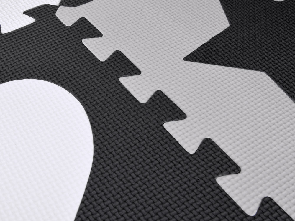 Mekane podne puzzle black&white