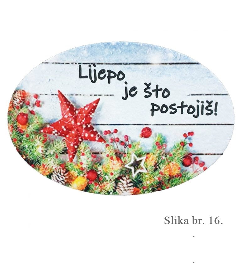 Unikatne Božićne slike s porukama – Savršeni poklon za Božić!