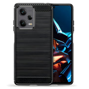 Futrola Carbon Shield TPU za Xiaomi Redmi Note 12 Pro/Poco X5 Pro 5G - Crna KP30032