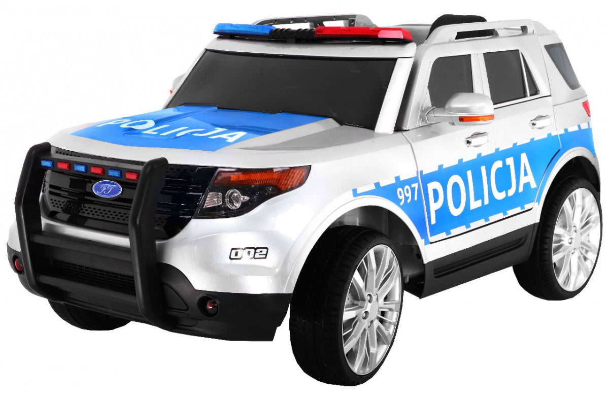 Auto na akumulator SUV Police - bijeli