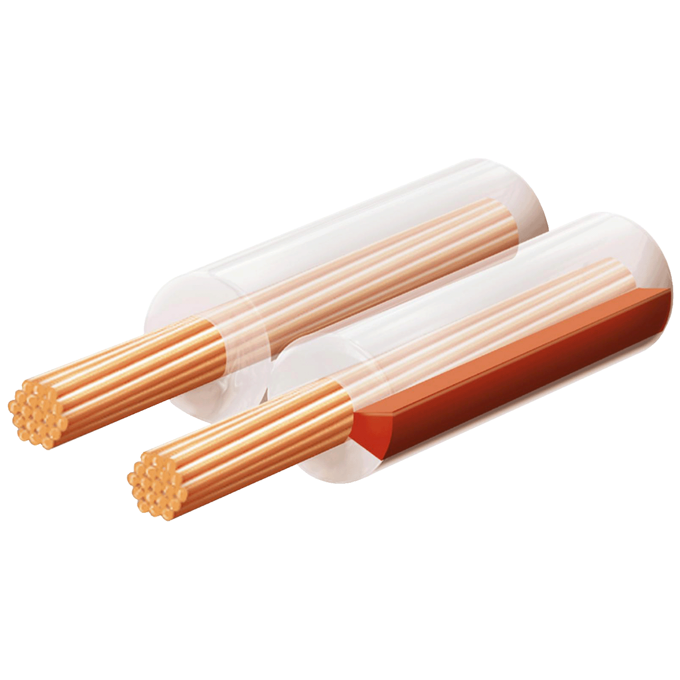 USE Kabel za zvučnike 2 x 0,50 mm, transparent, 100 met. - KLS 0,5T