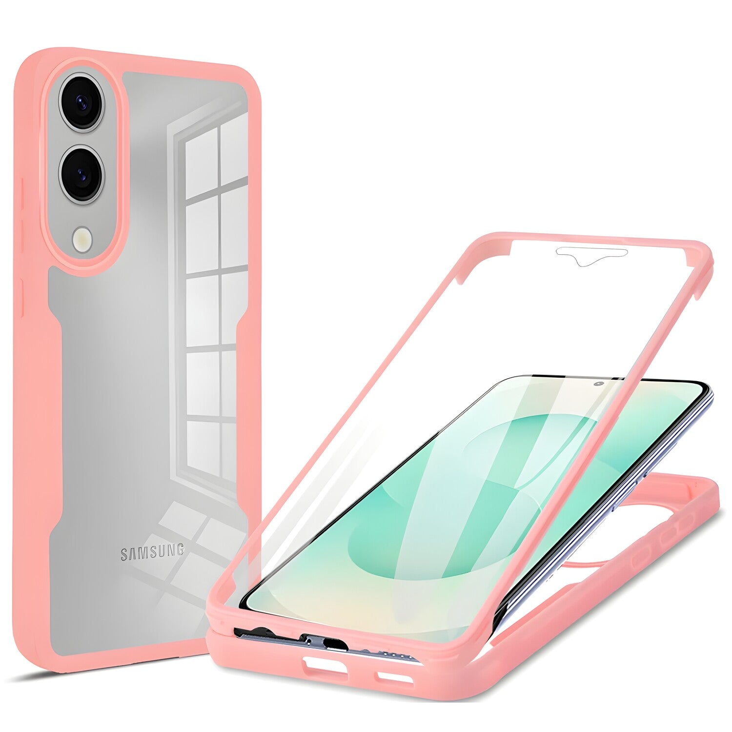 Futrola Techsuit ColorVerse + zaštitna folija za Samsung Galaxy S25 Edge – Roza KP37019