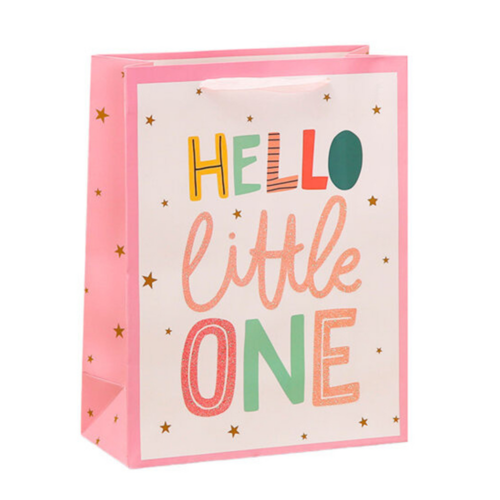 Hello Baby Little One Baby Gift Bag 36 x 12 x 10cm