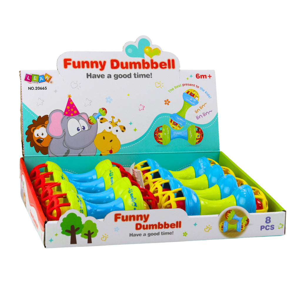 Šarena zvečka za bebe Dumbbell