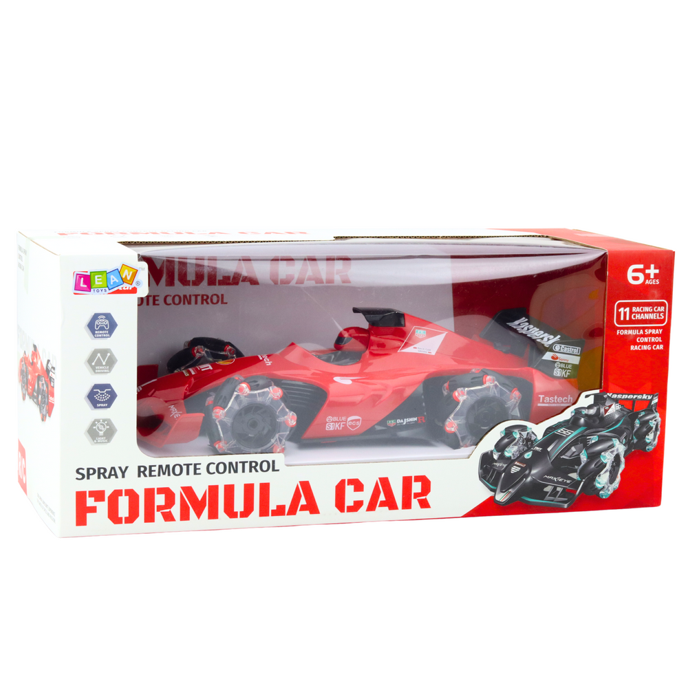 Formula na daljinsko upravljanje sa dimnim efektima 2.4G - crvena