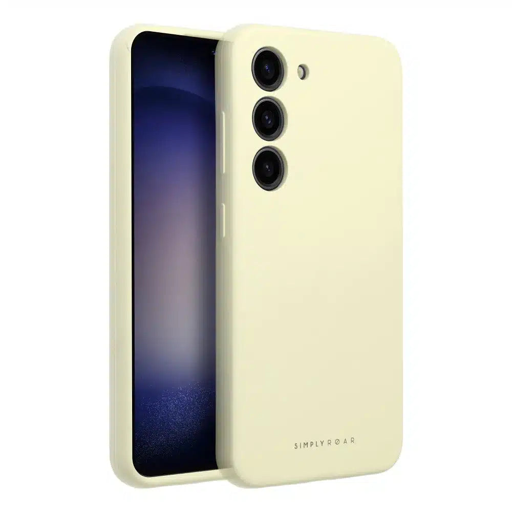 Roar Cloud-Skin maska za SAMSUNG GALAXY A35 5G svijetlo žuta