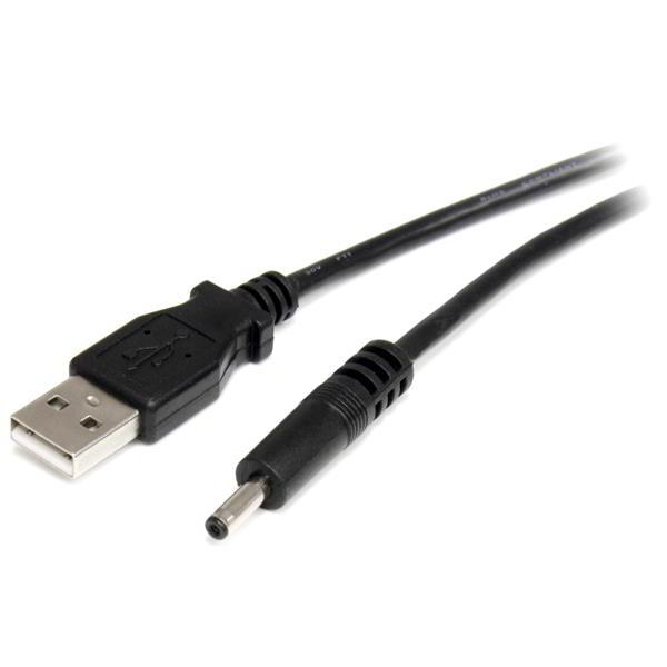 StarTech.com USB2TYPEH strujni kabel Crno 0,9 m USB A Barrel type H