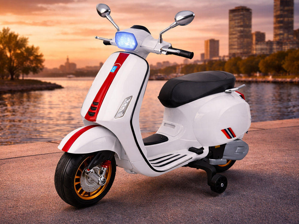 VESPA na akumulator 2×2 bijela