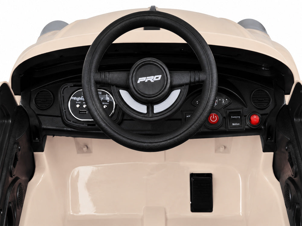Retro autić 4×4 na akumulator beige