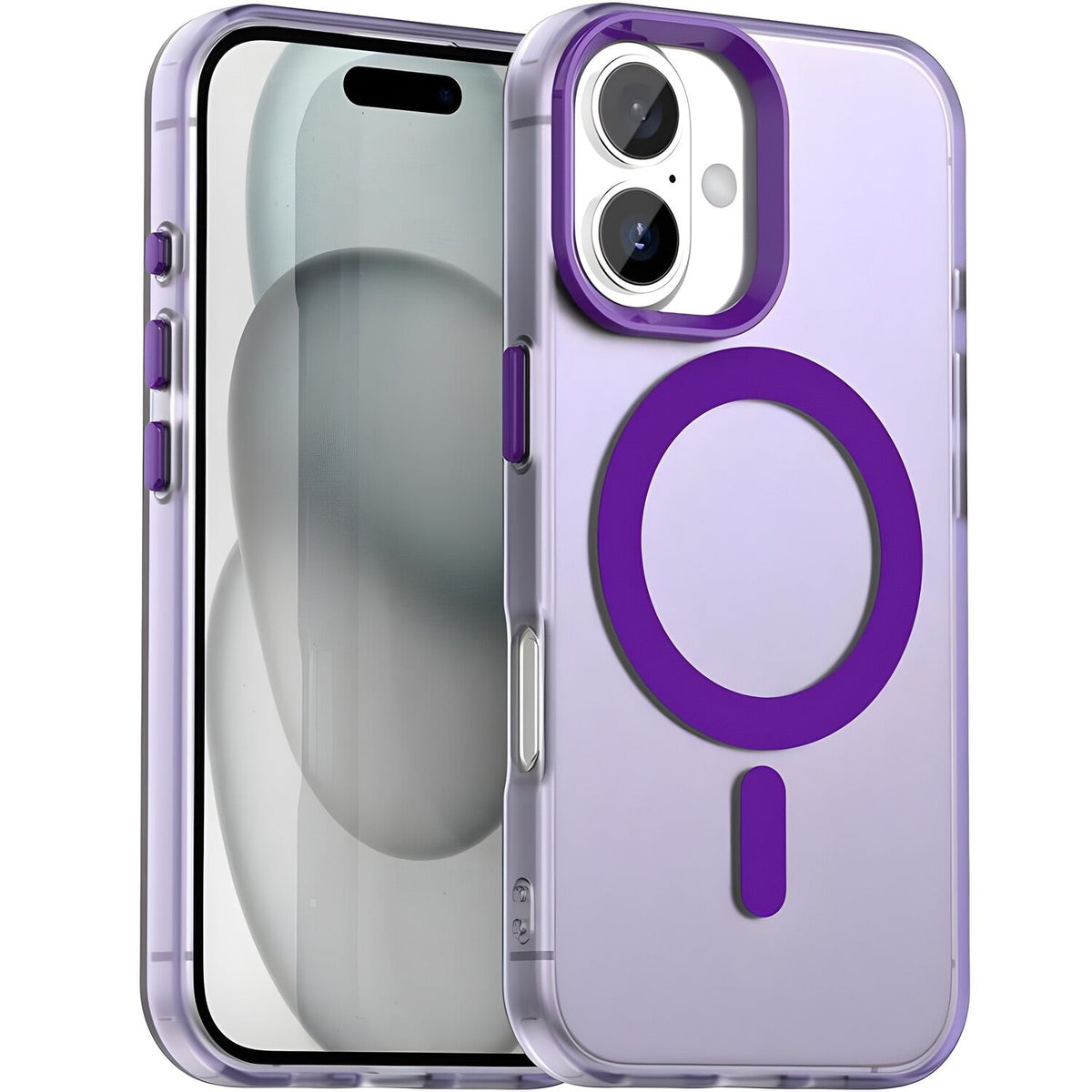 Techsuit - CandyCase MagSafe maska za Apple iPhone 17 - Ljubičasta