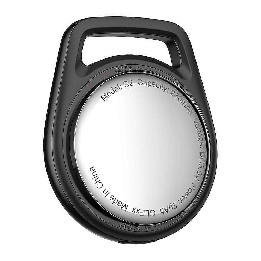 Acefast (4 kom) Pametni tracker kompatibilan s Apple Find My (samo za iOS) s vrpcom za mobitel - Crni
