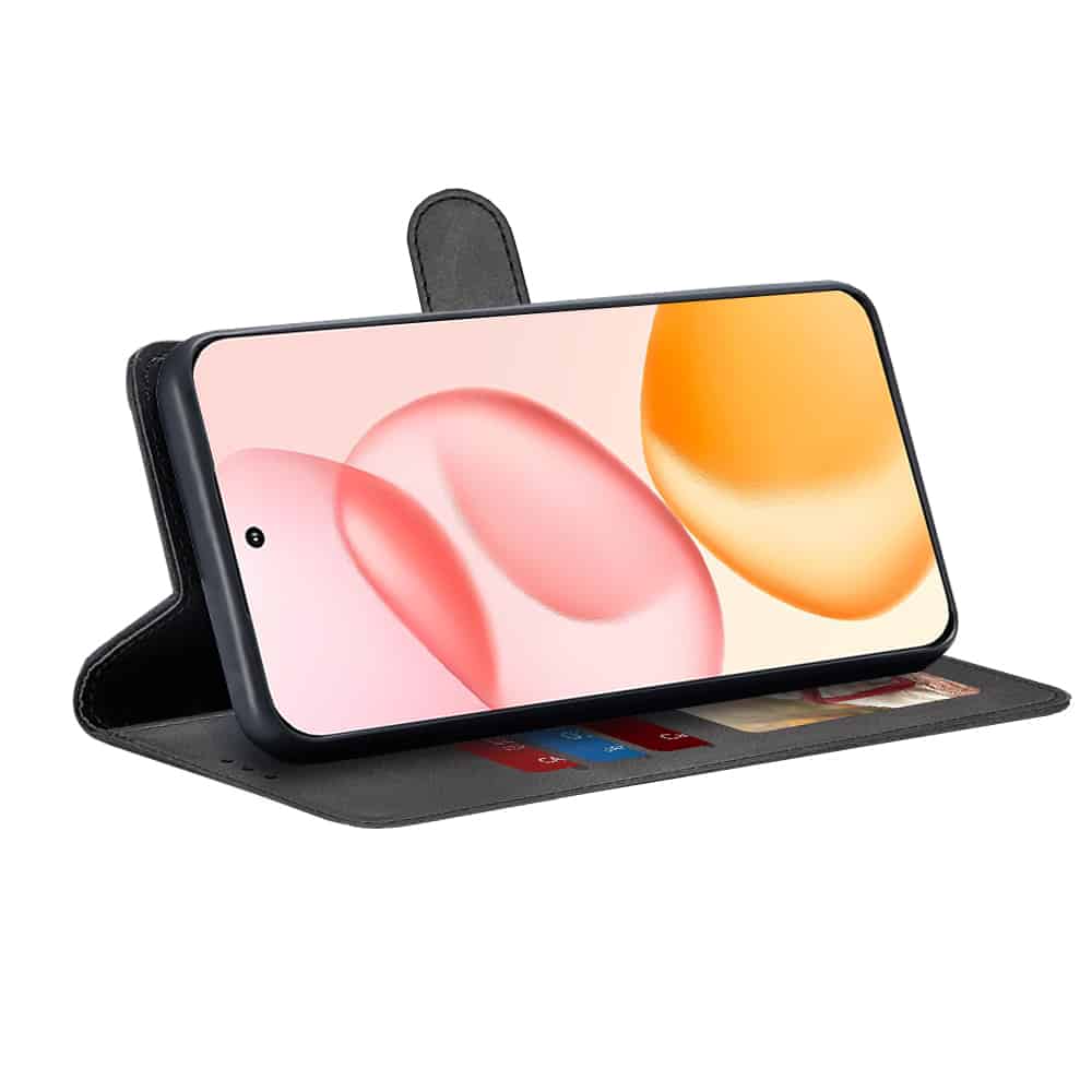 Techsuit Diary Book preklopna maska za Honor 400 -crna