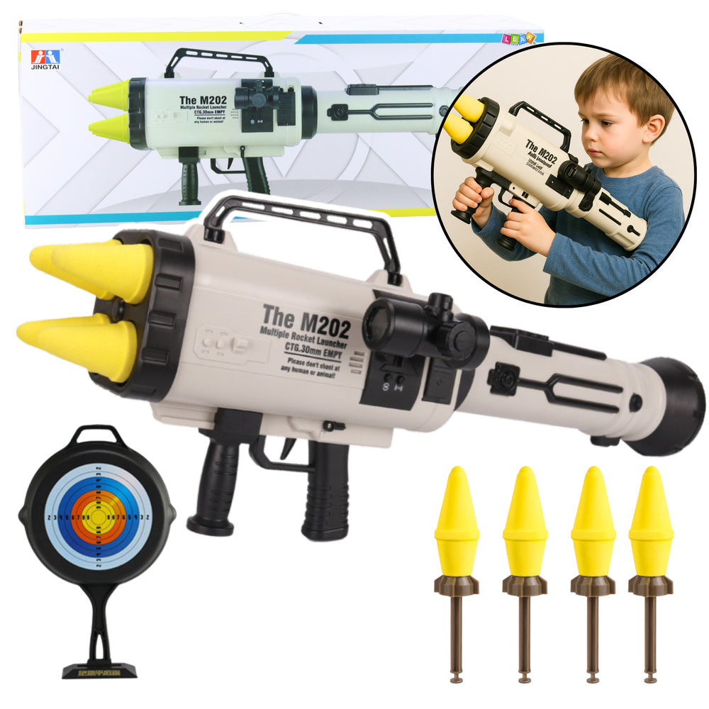 Raketni bacak za igru M202 sa spužvastim raketama - 68cm