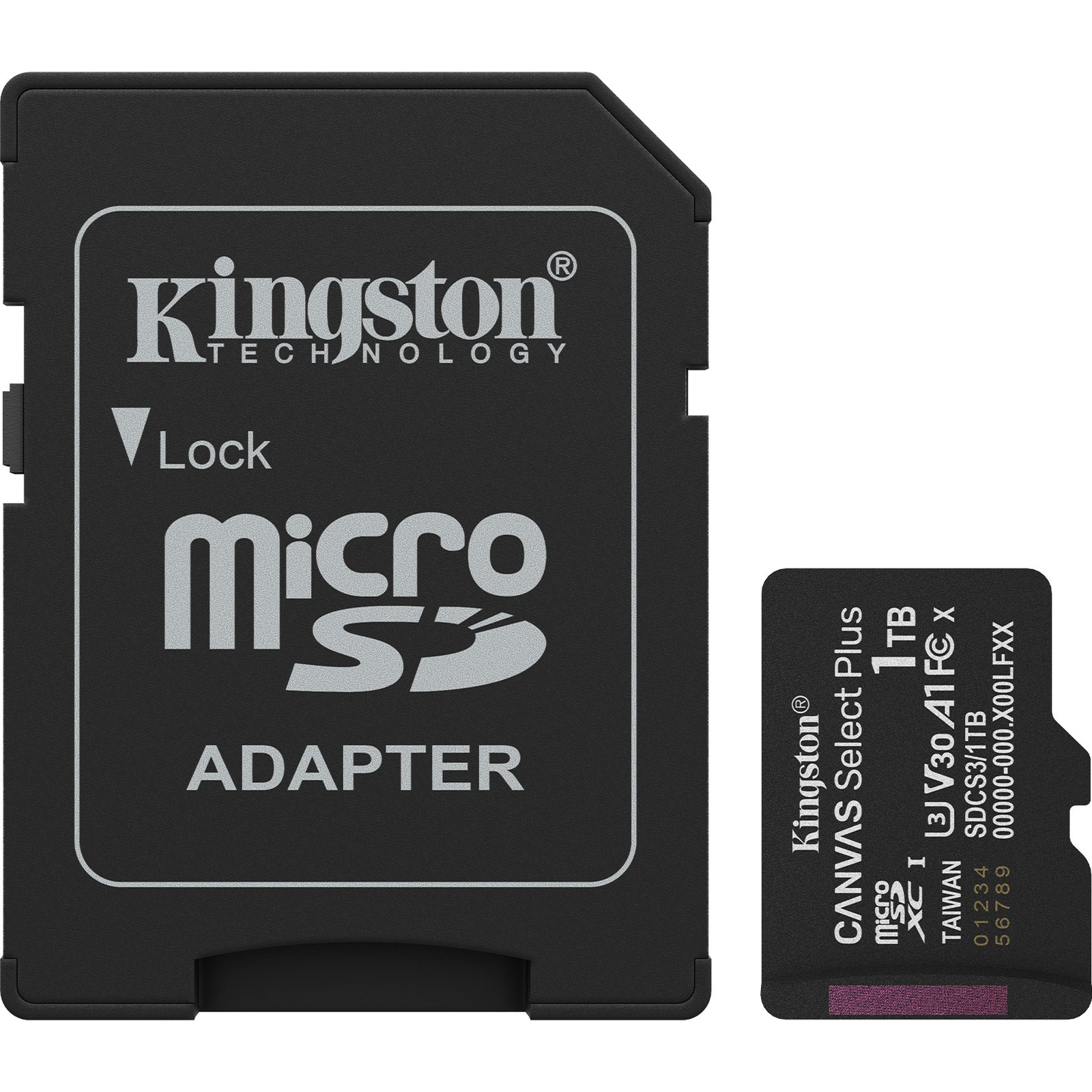 Kingston Technology Canvas Select Plus Gen3 1 TB MicroSDXC UHS-I 10.razred