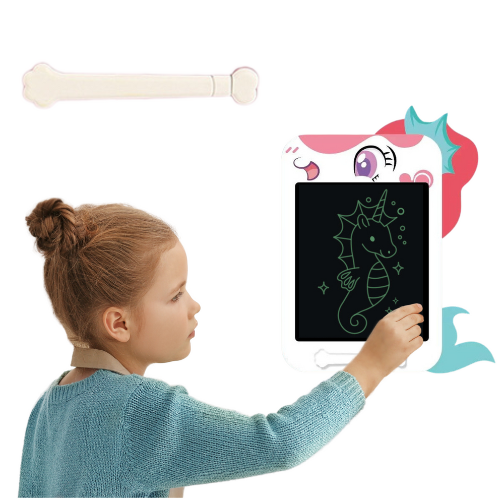 LCD ploča za crtanje Stylus Unicorn - bijela