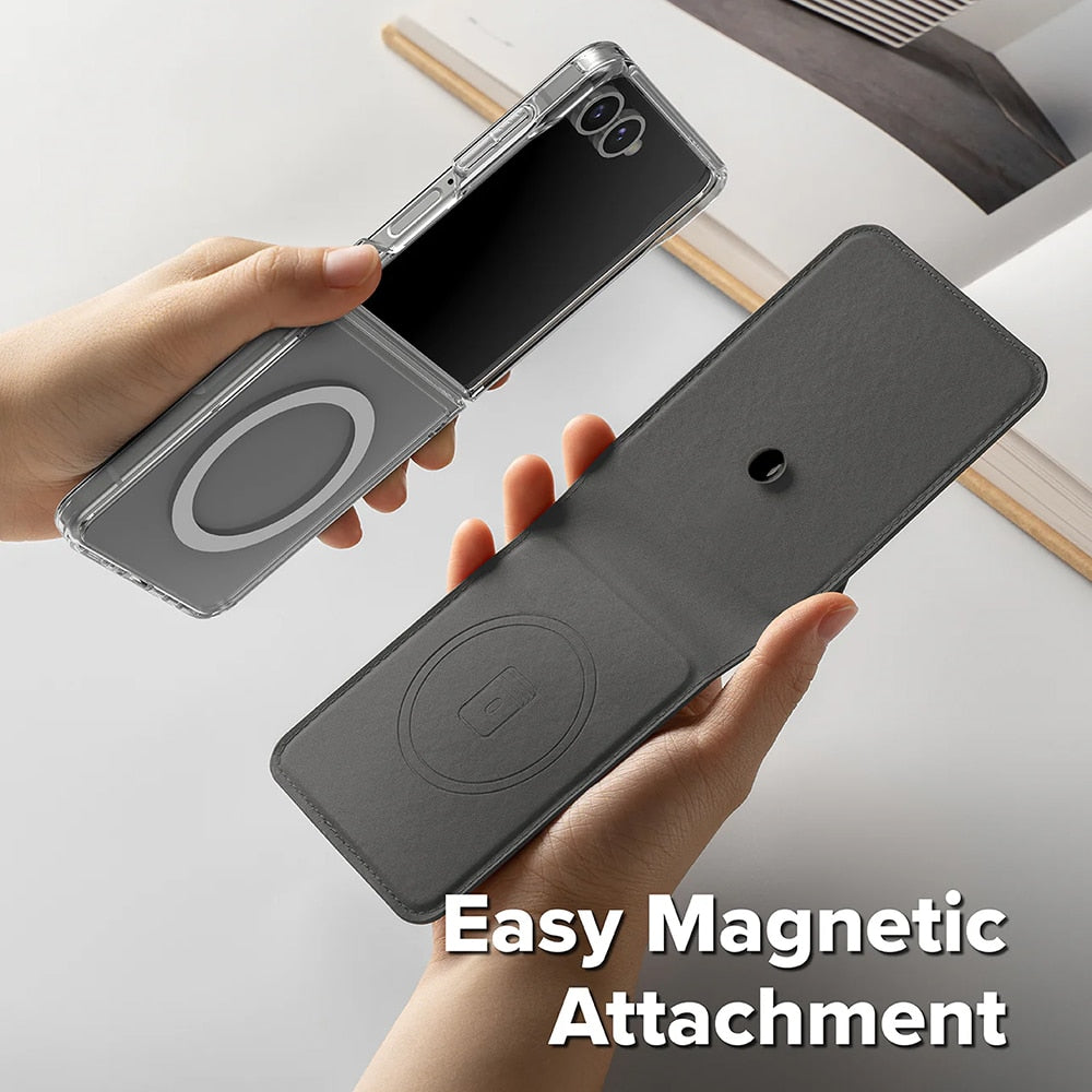 Ringke - Magnetni novčanik Folio Grip za Samsung Galaxy Z Flip7 - crni