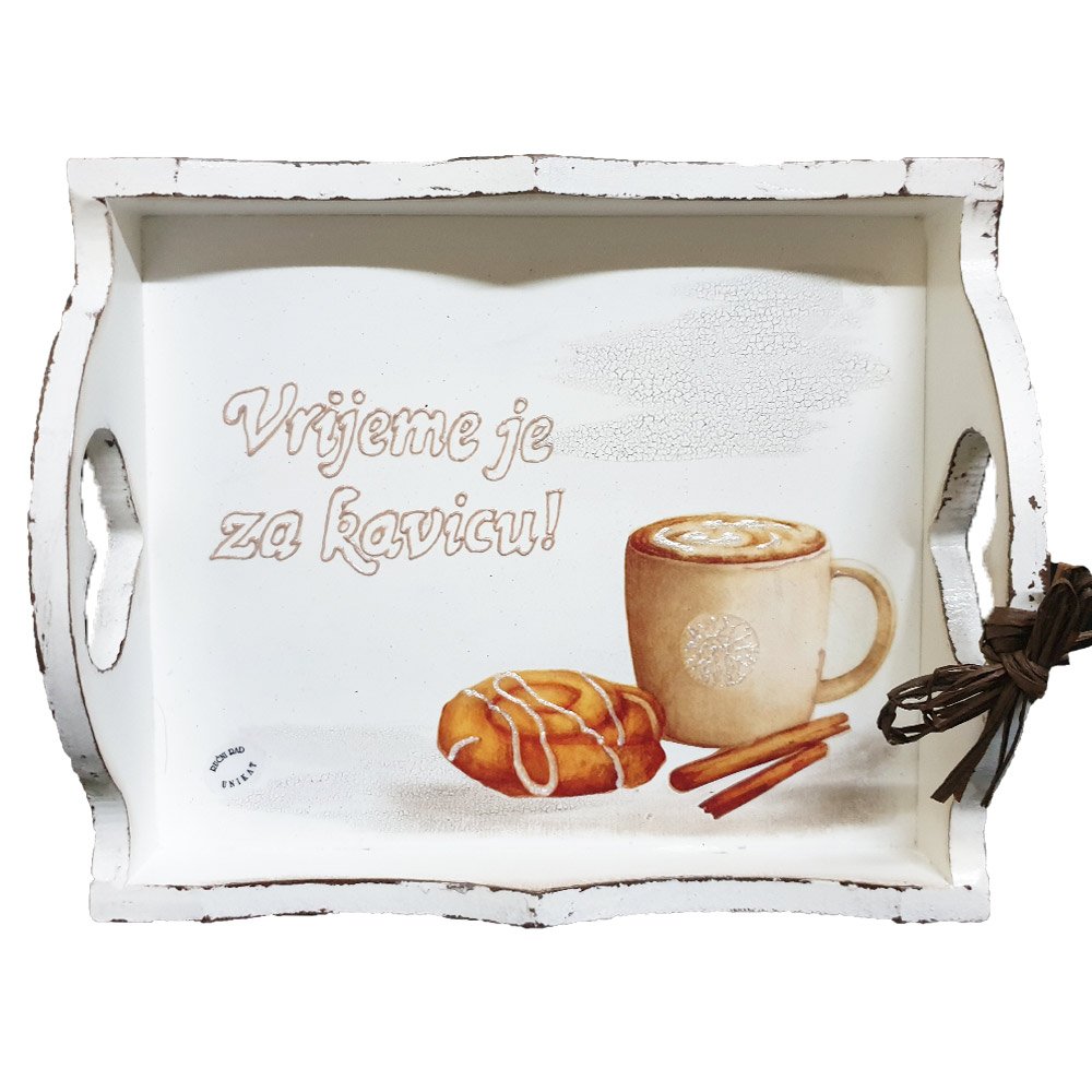 Vrijeme je za kavicu!  Poslužavnik   Š16037