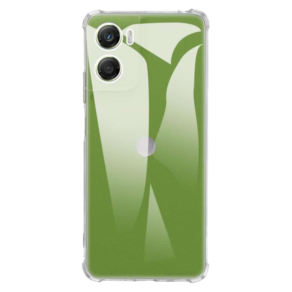 Techsuit Shockproof Clear Silicone prozirna maskica otporna na udarce za Motorola Moto G06