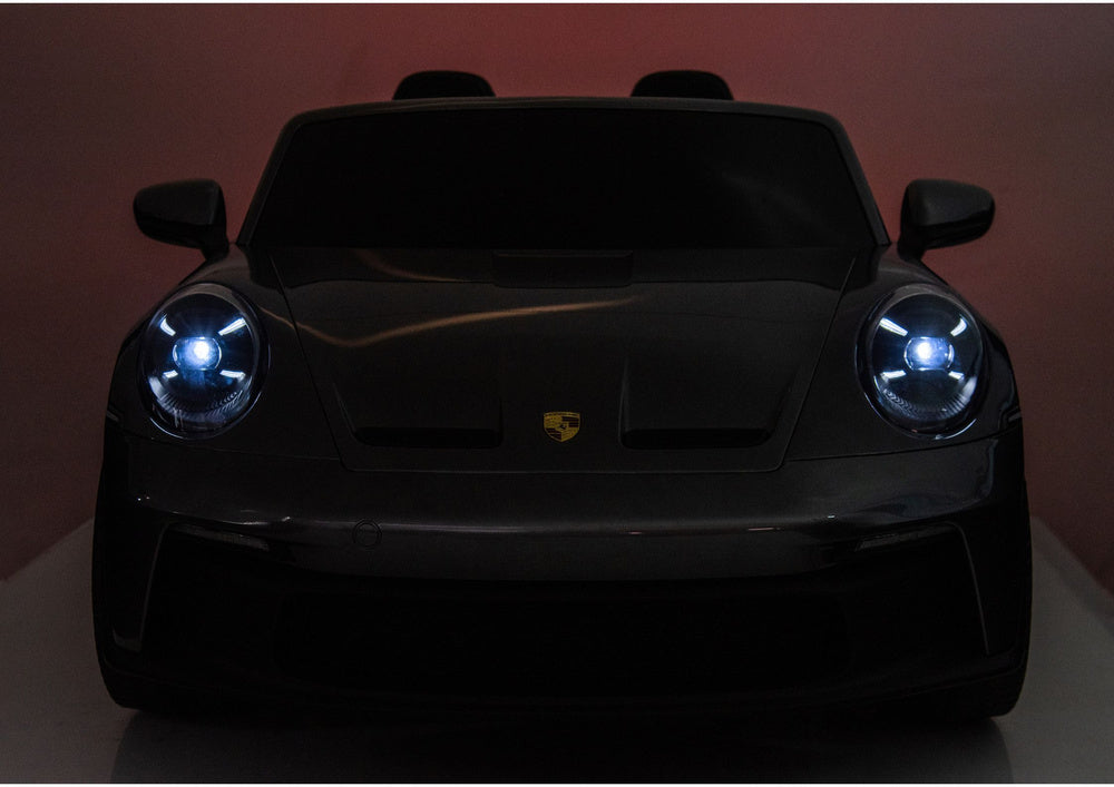 Licencirani auto na akumulator DK-P911 Porsche GT3 - dvosjed- sivi/lakirani