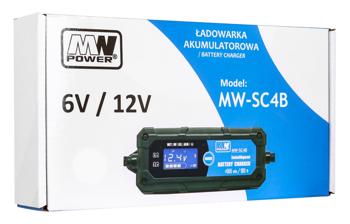 CHARGER WITH LCD DISPLAY 6V I 12V