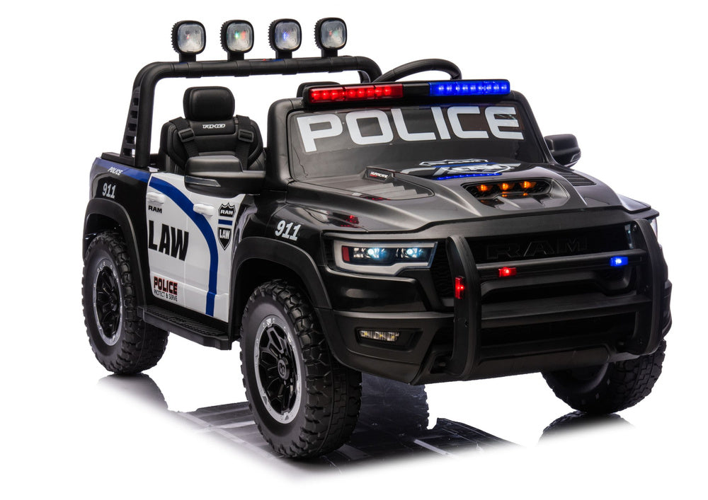 Licencirani policijski auto na akumulator RAM ZB629-P 4x4- dvosjed - crni