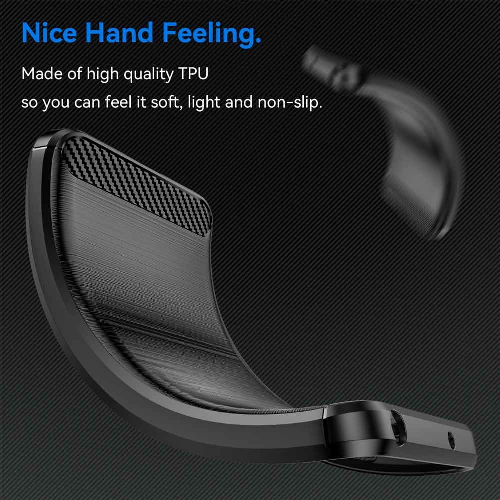 Techsuit Carbon Silicone maska za Honor Magic8 Lite – crna