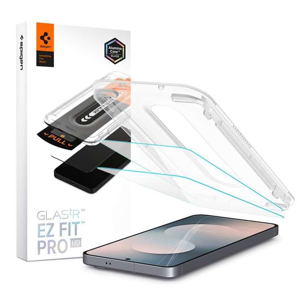 Spigen - (2 kom.) Glas.tR EZ-FIT Pro HD (AGL10202) kaljeno staklo za Samsung Galaxy S25 FE - clear