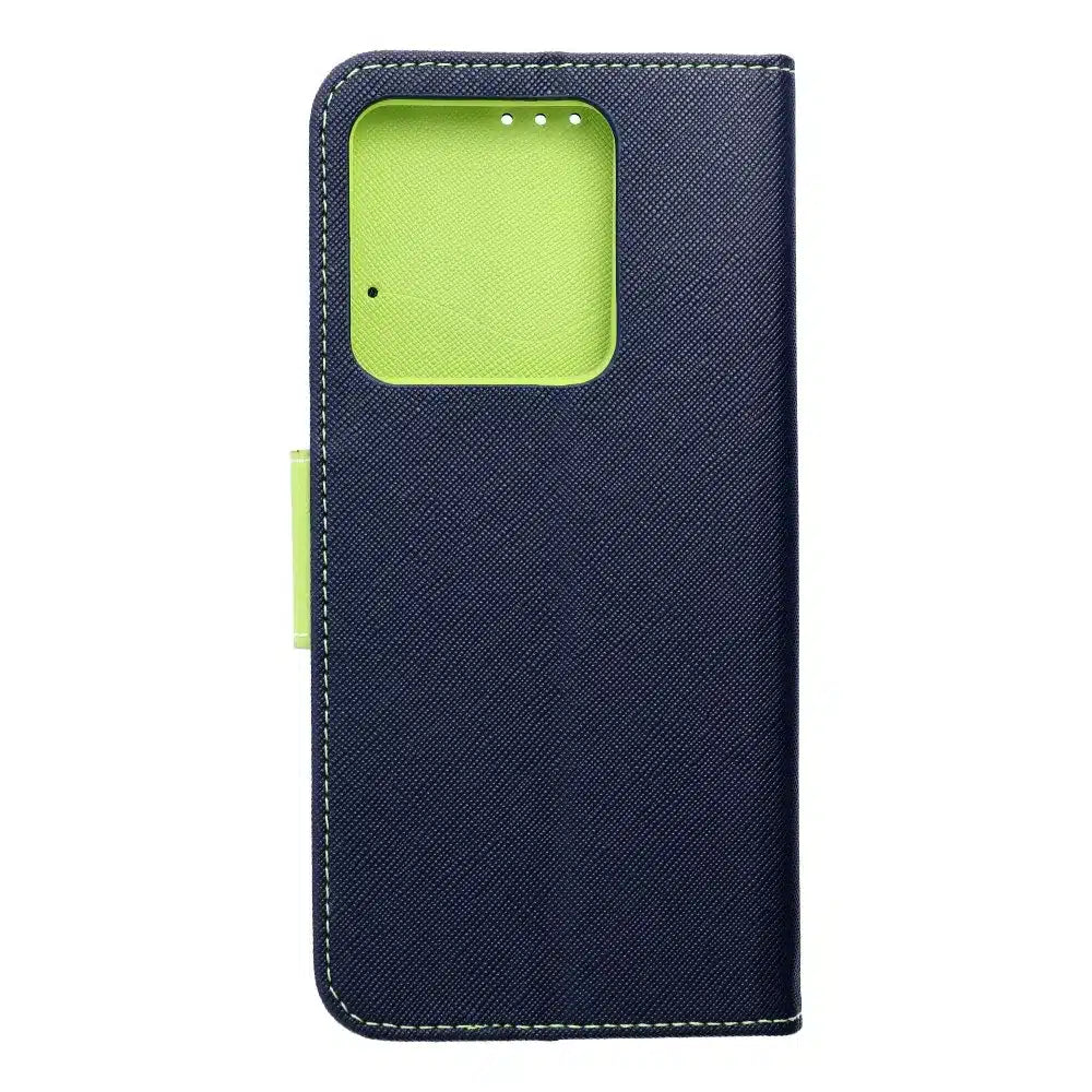 Fancy Book futrola za XIAOMI Redmi NOTE 13 5G mornarsko plava / limeta