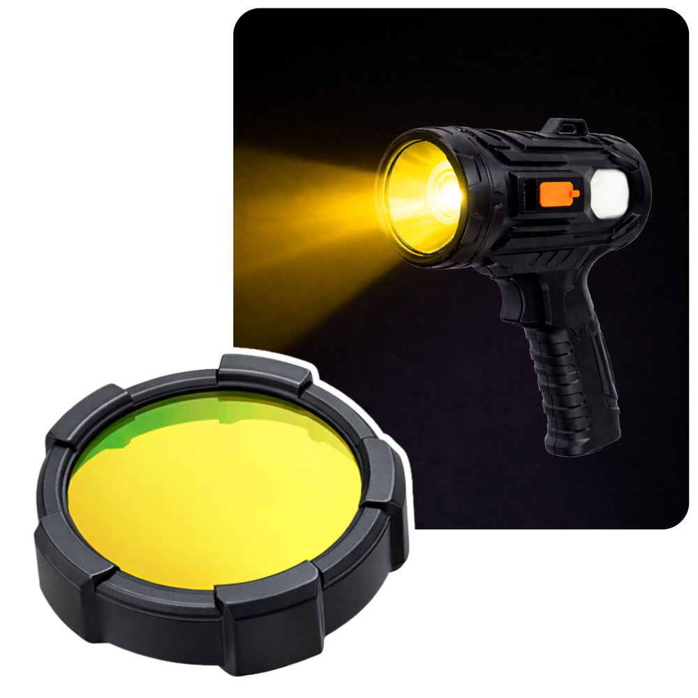 LED prijenosna svjetiljka sa filterima boja 19 cm