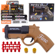 Mini pištolj za igru MARKSMAN FINE 13.5 cm - crno/smeđi
