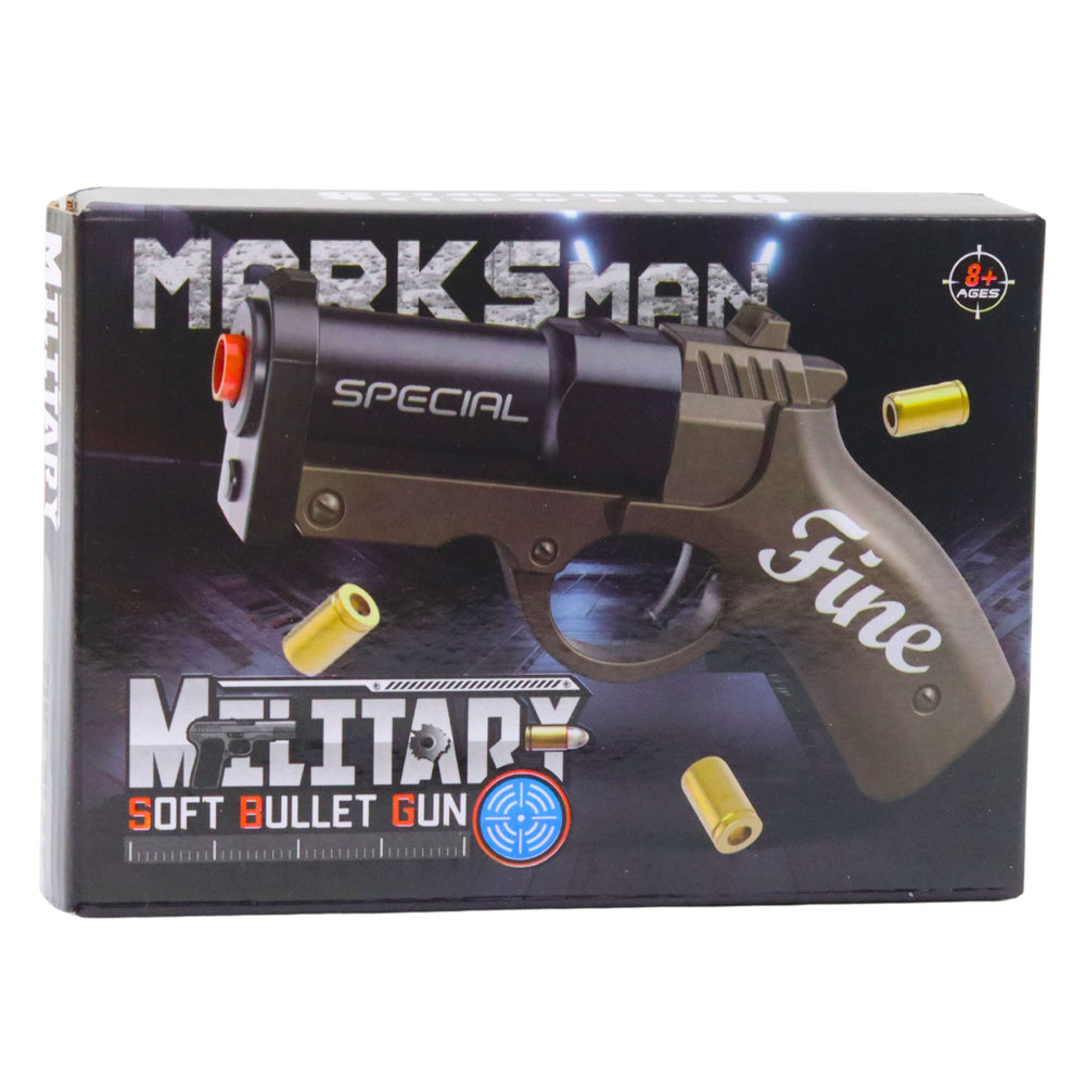 Mini pištolj za igru MARKSMAN FINE 13.5 cm - crno/smeđi