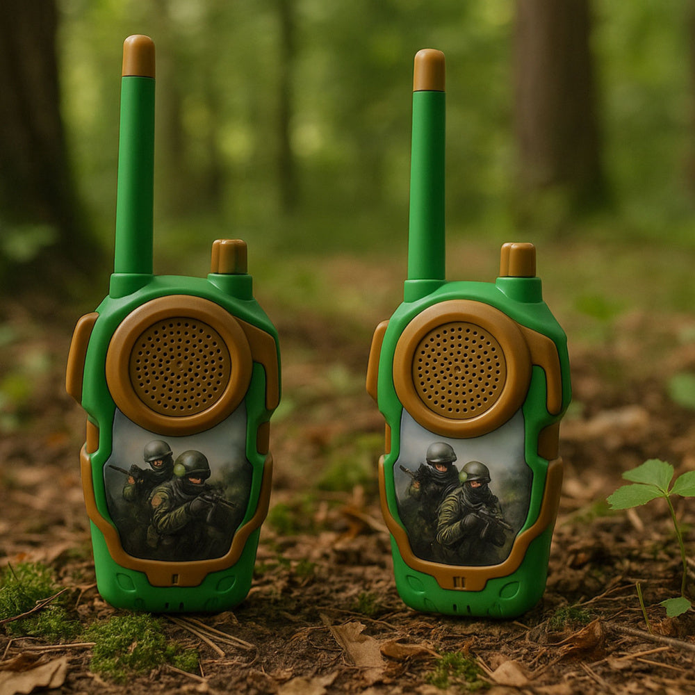 Voki-toki za djecu s dometom do 10m - military