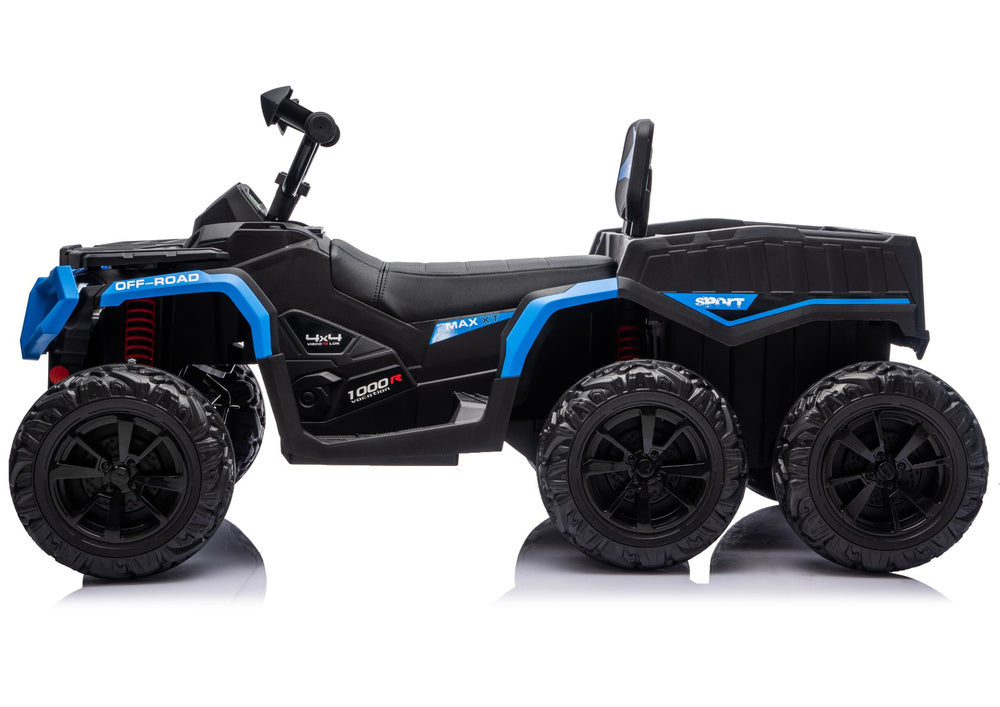 Quad na akumulator ATV JC606 24V 4x4 - dvosjed - plavi