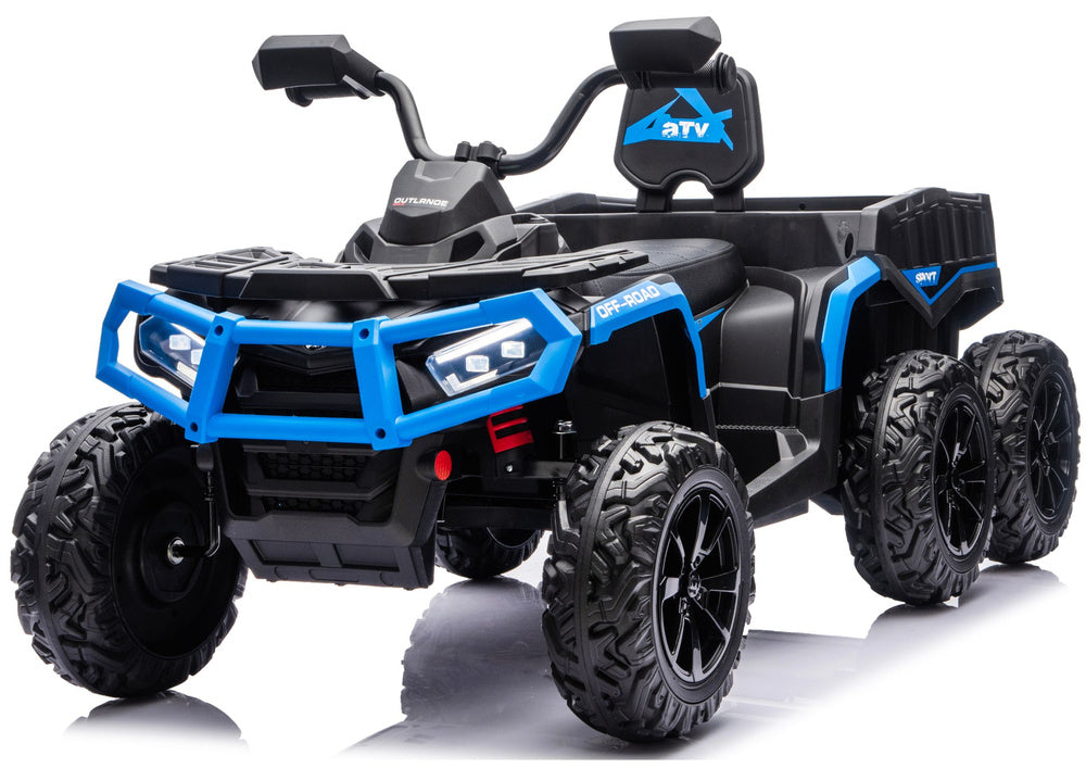 Quad na akumulator ATV JC606 24V 4x4 - dvosjed - plavi