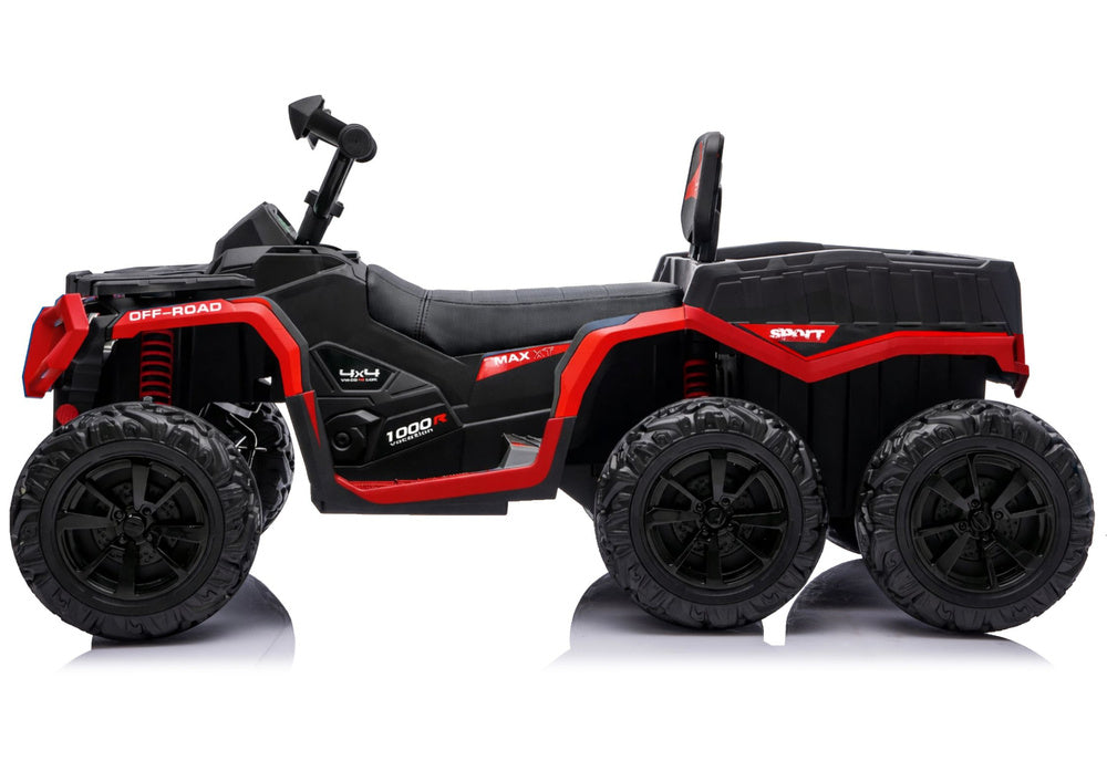 Quad na akumulator ATV JC606 24V 4x4 - dvosjed - crveni