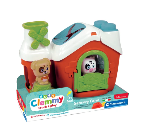 Clemmy senzorna farma sortirnica za pse i krave Clementoni 17993