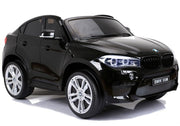 Licencirani auto na akumulator BMW X6M - dvosjed - crni/lakirani