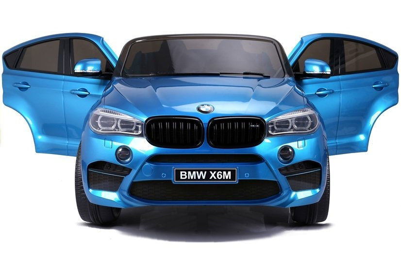 Licencirani auto na akumulator BMW X6 - plavi/lakirani
