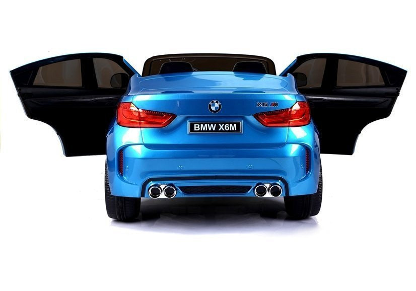 Licencirani auto na akumulator BMW X6 - plavi/lakirani