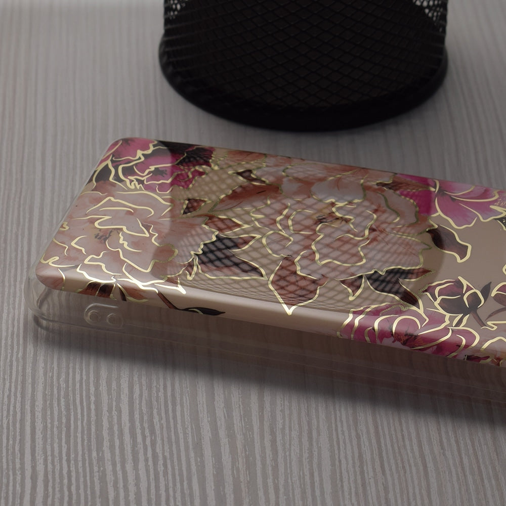 Techsuit Marble Series maska za Samsung Galaxy A22 5G Mary Berry Nude
