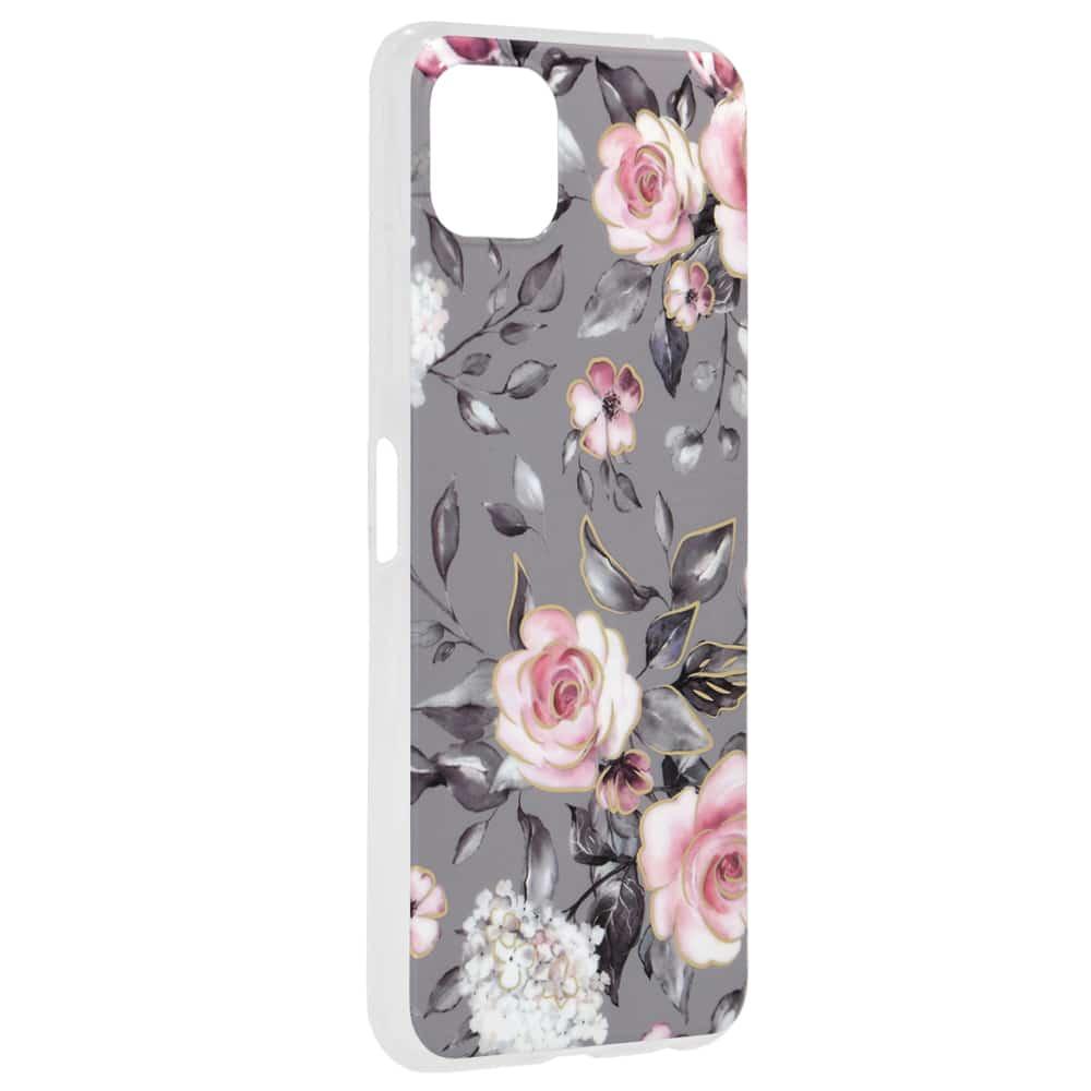 Techsuit Marble Series maska za Samsung Galaxy A22 5G Bloom of Ruth Gray