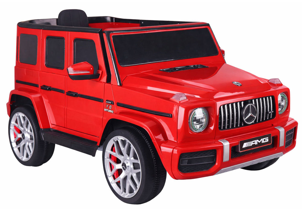 Licencirani auto na akumulator Mercedes G63 (S306) - Crveni