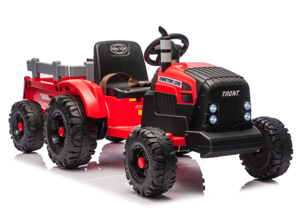 Traktor na akumulator s prikolicom CH9959B - crveni