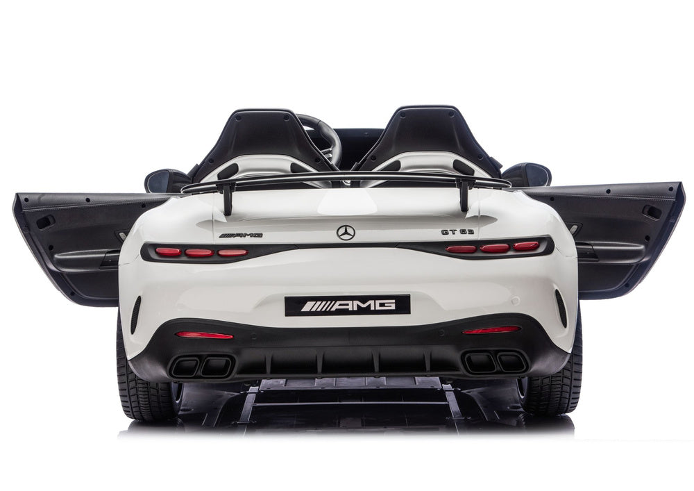 Licencirani auto na akumulator Mercedes GT63 AMG DK-GT63 24V - dvosjed - Bijeli