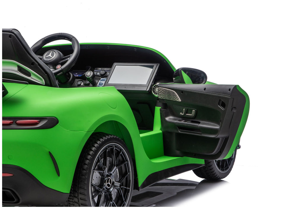 Licencirani auto na akumulator Mercedes GT63 AMG DK-GTQ63 24V - dvosjed - zelena/mat