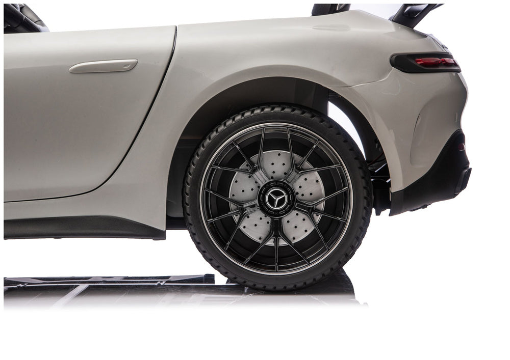 Licencirani auto na akumulator Mercedes GT63 AMG DK-GT63 24V - dvosjed - svjetlo sivi