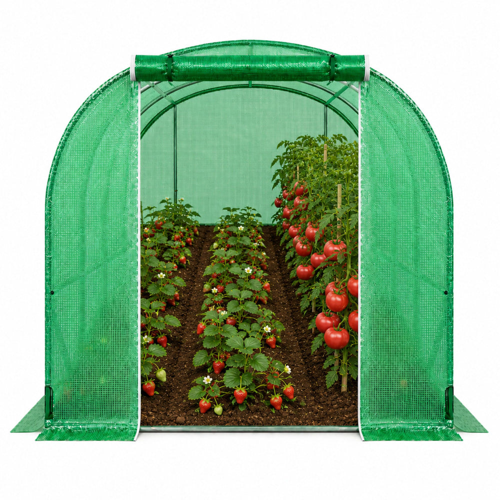 Vrtni plastenik 6 x 3 x 2M PRO FRAME - 18M² - zeleni
