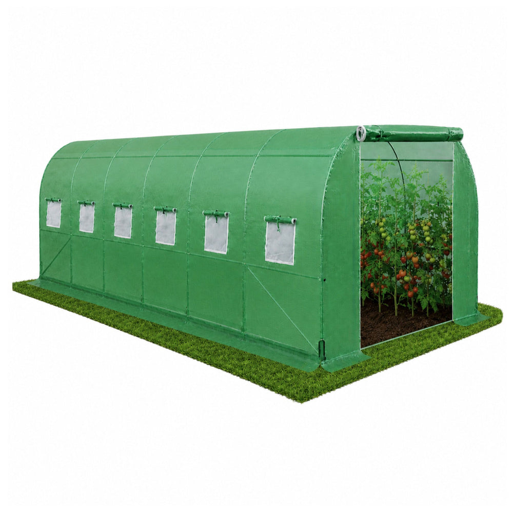 Vrtni plastenik 8 x 3 x 2M PRO FRAME - 24M² - zeleni