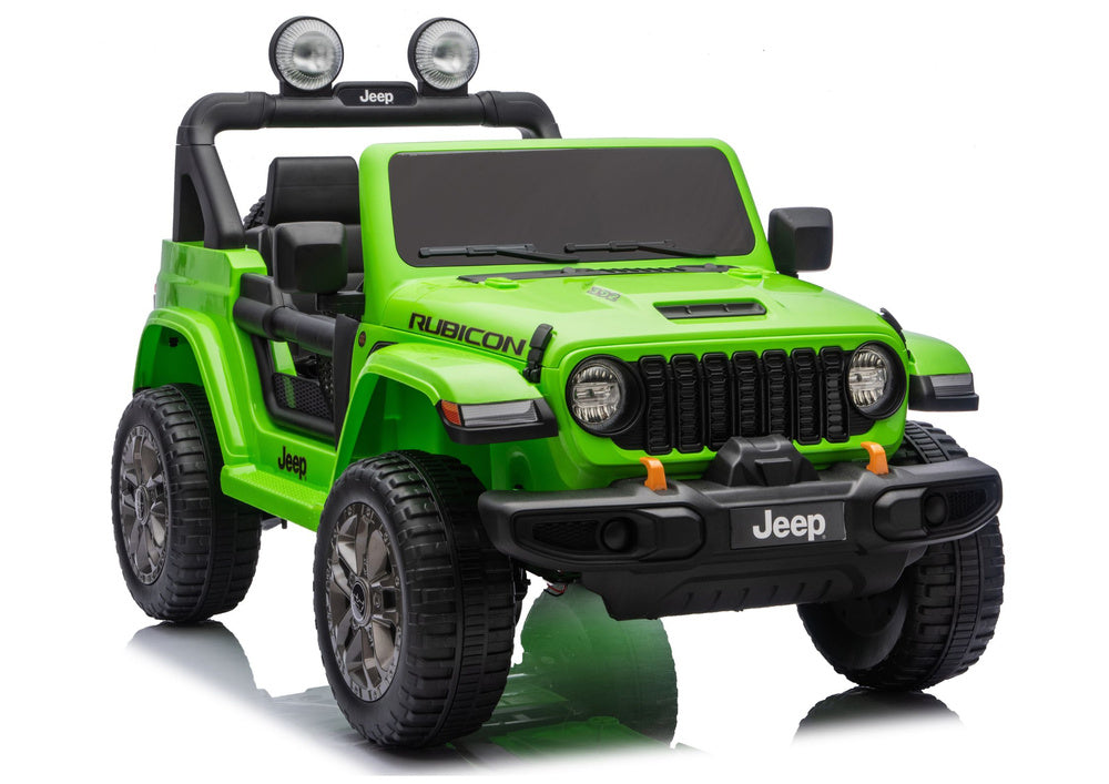 Licencirani auto na akumulator Jeep Rubicon 4x200W 24V - zeleni