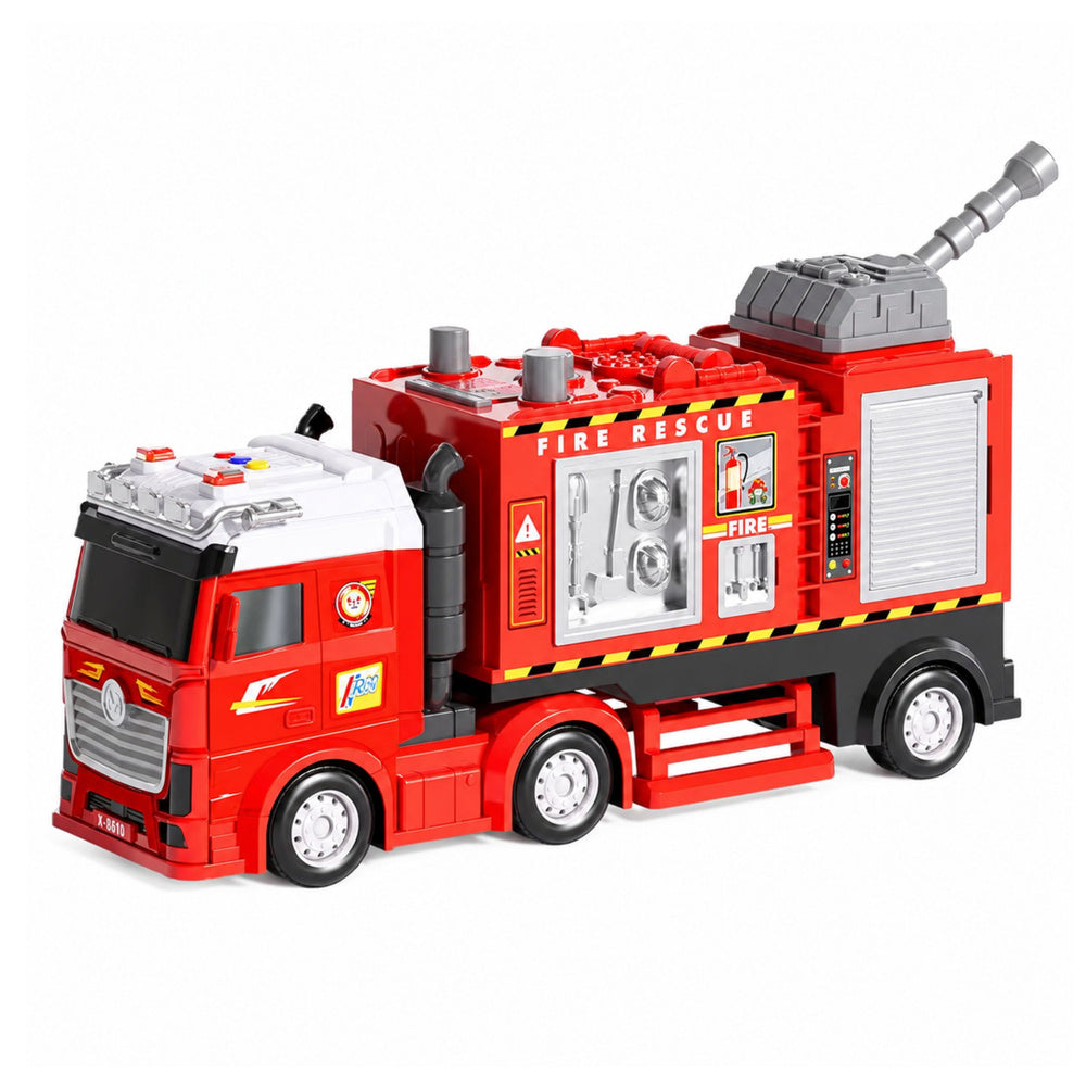 Fire Truck Fire Department With Water Cannon Drive Lights Sounds